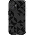 Black Geometric iPhone 16 Plus Impact Case